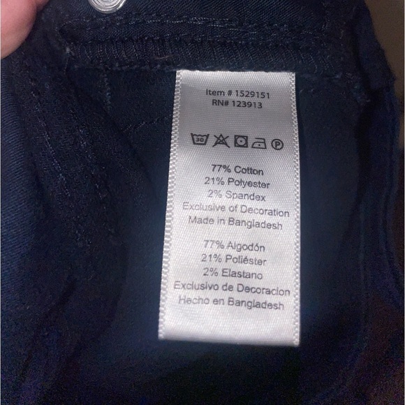 Jach's girlfriend medium wash straight fit stretch GF denim jeans size 38/32 - Picture 6 of 7